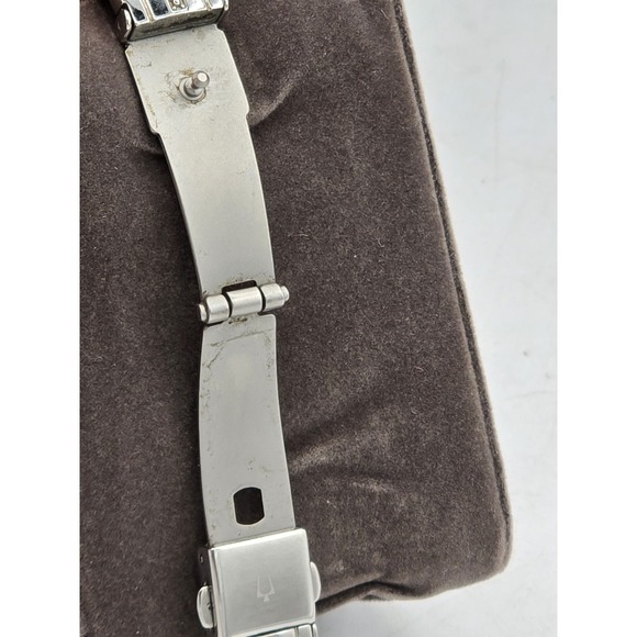 Bulova Ladies\' Classic Crystal Stainless Steel 2-Hand 96L291 NEEDS BATT SEE PICS main image 4